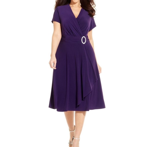 R M RICHARDS PURLE DRESS - Picture 1 of 1